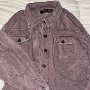 Purple Button-Up Jacket